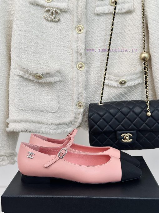 Chanel | Chanel 24S Early Spring New ProductRetro color blocked square toe Lizhen shoesThe Mfpdzuxqy - Image 2