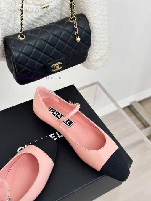 Chanel | Chanel 24S Early Spring New ProductRetro color blocked square toe Lizhen shoesThe Mfpdzuxqy - Image 6