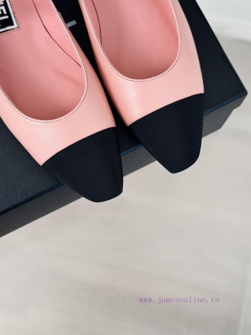 Chanel | Chanel 24S Early Spring New ProductRetro color blocked square toe Lizhen shoesThe Mfpdzuxqy - Image 8