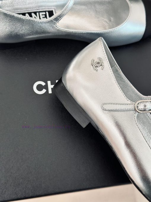 Chanel | Chanel 24S Early Spring New ProductRetro color blocked square toe Lizhen shoesThe M8r029wyf - Image 7