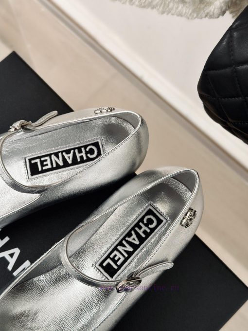Chanel | Chanel 24S Early Spring New ProductRetro color blocked square toe Lizhen shoesThe M8r029wyf - Image 9