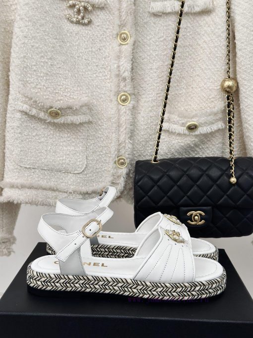 Chanel | Chanel 24C New ProductDouble C Hemp Bottom SandalsI look forward to Chanel's slippe4kbv8aom - Image 2