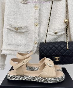 Chanel | Chanel 24C New ProductDouble C Hemp Bottom SandalsI look forward to Chanel's slippe8yomnqr9