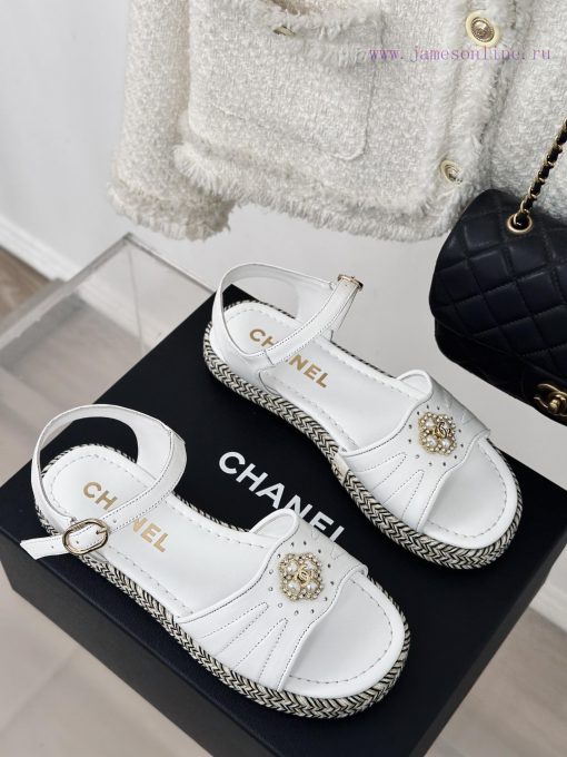 Chanel | Chanel 24C New ProductDouble C Hemp Bottom SandalsI look forward to Chanel's slippe4kbv8aom - Image 4