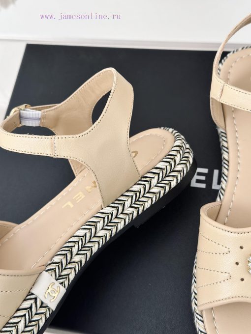 Chanel | Chanel 24C New ProductDouble C Hemp Bottom SandalsI look forward to Chanel's slippe8yomnqr9 - Image 7