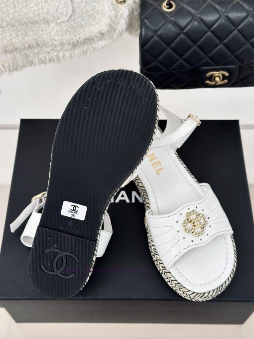 Chanel | Chanel 24C New ProductDouble C Hemp Bottom SandalsI look forward to Chanel's slippe4kbv8aom - Image 10