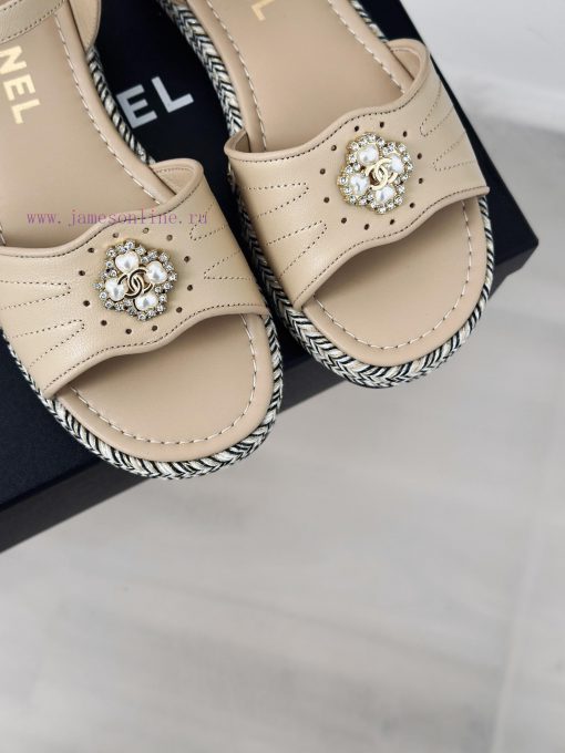 Chanel | Chanel 24C New ProductDouble C Hemp Bottom SandalsI look forward to Chanel's slippe8yomnqr9 - Image 8