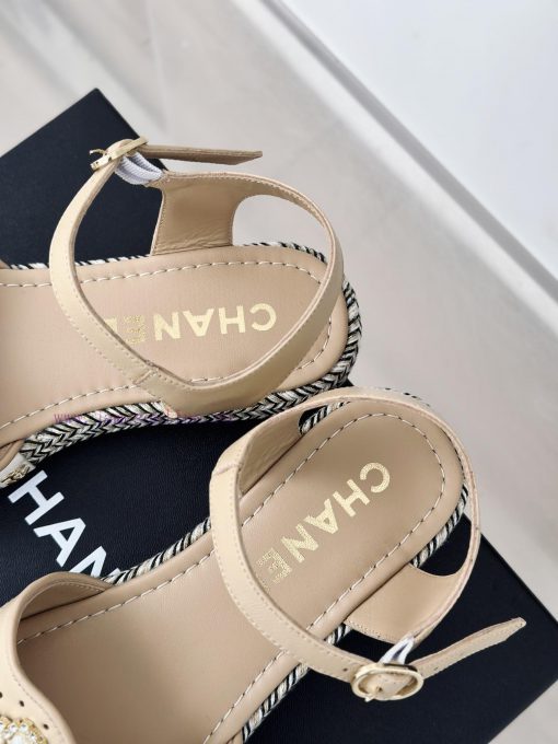 Chanel | Chanel 24C New ProductDouble C Hemp Bottom SandalsI look forward to Chanel's slippe8yomnqr9 - Image 9