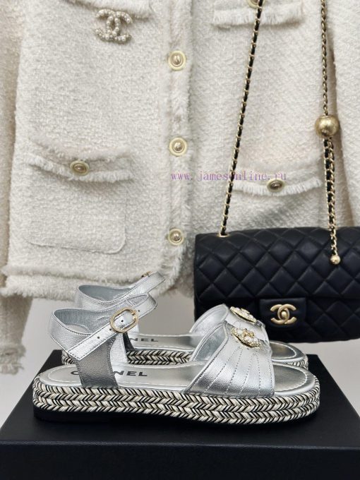 Chanel | Chanel 24C New ProductDouble C Hemp Bottom SandalsI look forward to Chanel's slipp1k3mdpg0