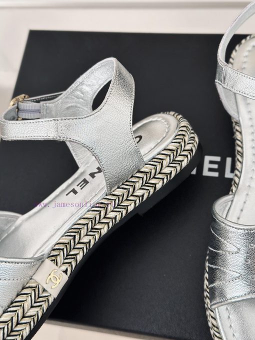 Chanel | Chanel 24C New ProductDouble C Hemp Bottom SandalsI look forward to Chanel's slipp1k3mdpg0 - Image 7