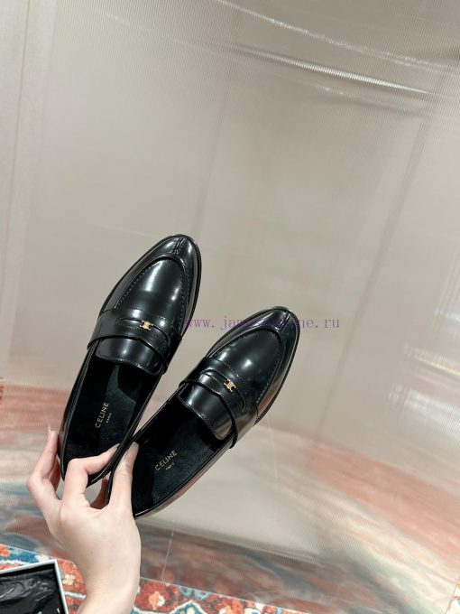 ️ CELINE Sillin Lefu shoes Caesar door buckle series casual small leather shoes are super sugc2c6ahm - Image 6