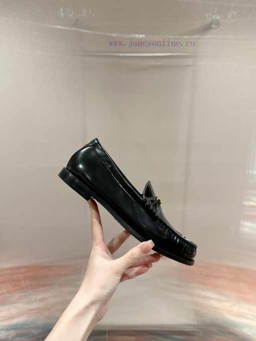 ️ CELINE Sillin Lefu shoes Caesar door buckle series casual small leather shoes are super sul148pgji - Image 6
