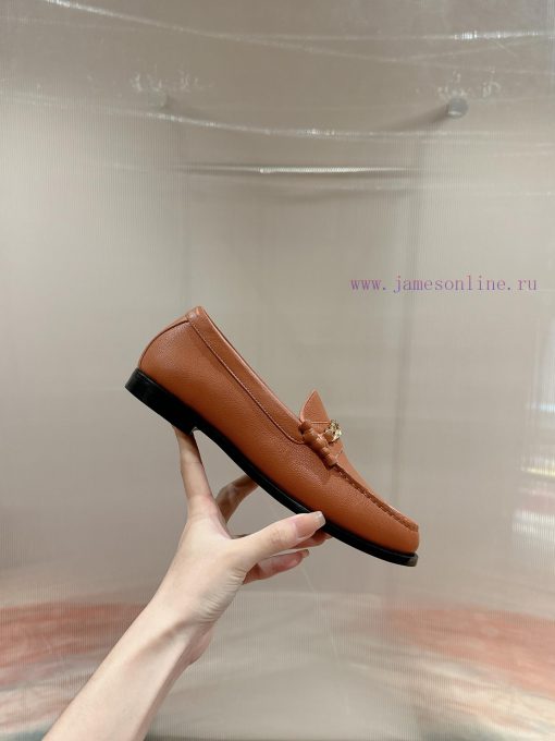 ️ CELINE Sillin Lefu shoes Caesar door buckle series casual small leather shoes are super sujsqtgz4p - Image 3