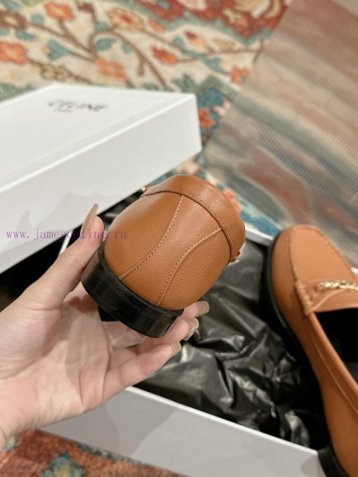 ️ CELINE Sillin Lefu shoes Caesar door buckle series casual small leather shoes are super sujsqtgz4p - Image 9