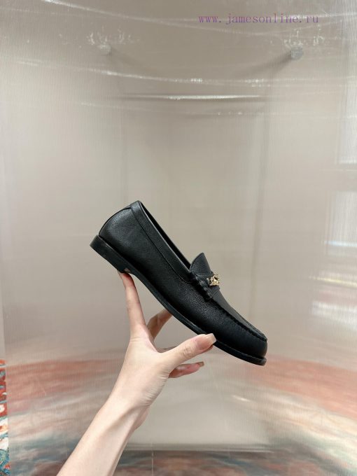 ️ CELINE Sillin Lefu shoes Caesar door buckle series casual small leather shoes are super suw2gd130b - Image 6