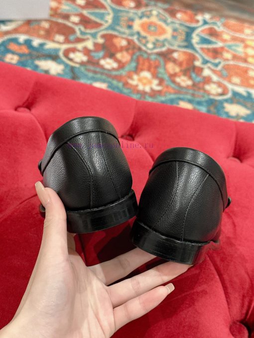 ️ CELINE Sillin Lefu shoes Caesar door buckle series casual small leather shoes are super suw2gd130b - Image 10
