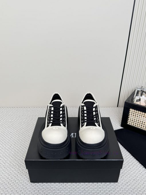 SMFK China-Chic Tide's latest popular cross flower big head thick soled derby shoesVersatilessid5822 - Image 2