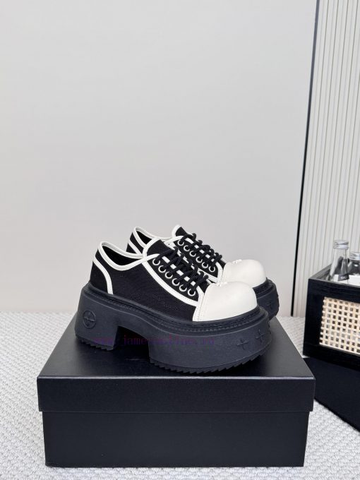 SMFK China-Chic Tide's latest popular cross flower big head thick soled derby shoesVersatilessid5822 - Image 3