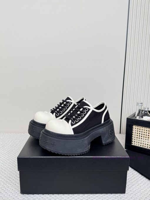 SMFK China-Chic Tide's latest popular cross flower big head thick soled derby shoesVersatilessid5822 - Image 5