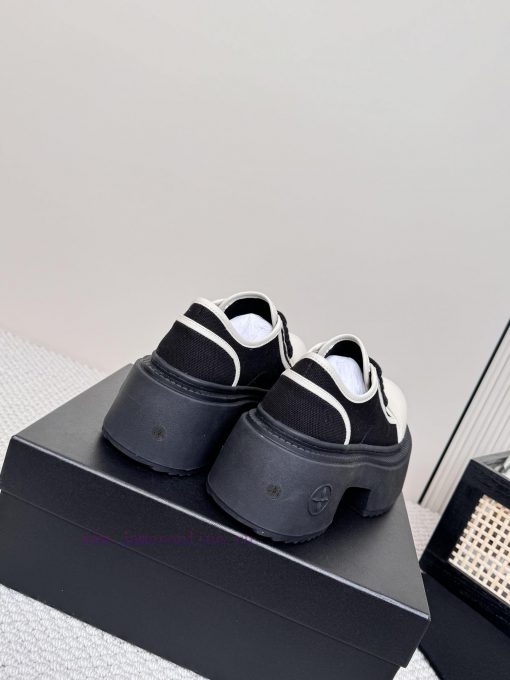 SMFK China-Chic Tide's latest popular cross flower big head thick soled derby shoesVersatilessid5822 - Image 6