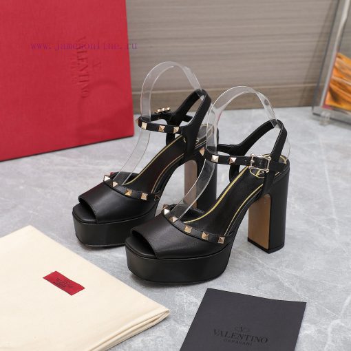 Top purchasing agent: Valentino/Rivet Valentino RookieThe latest metal rivet wedge high-heelp5n64pav - Image 4
