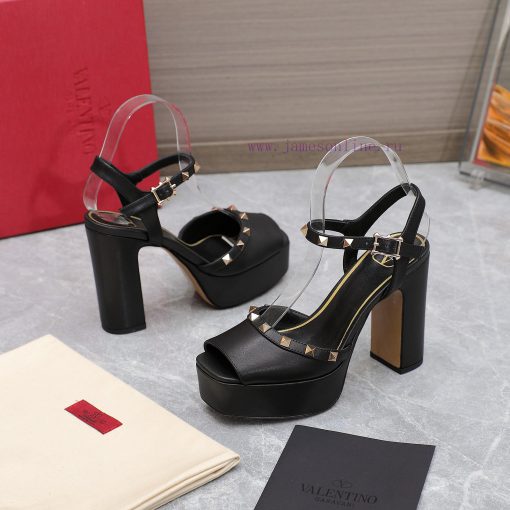 Top purchasing agent: Valentino/Rivet Valentino RookieThe latest metal rivet wedge high-heelp5n64pav - Image 6