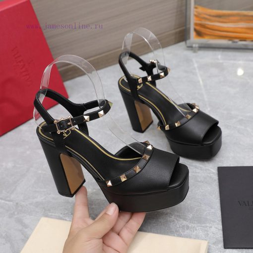 Top purchasing agent: Valentino/Rivet Valentino RookieThe latest metal rivet wedge high-heelp5n64pav - Image 9