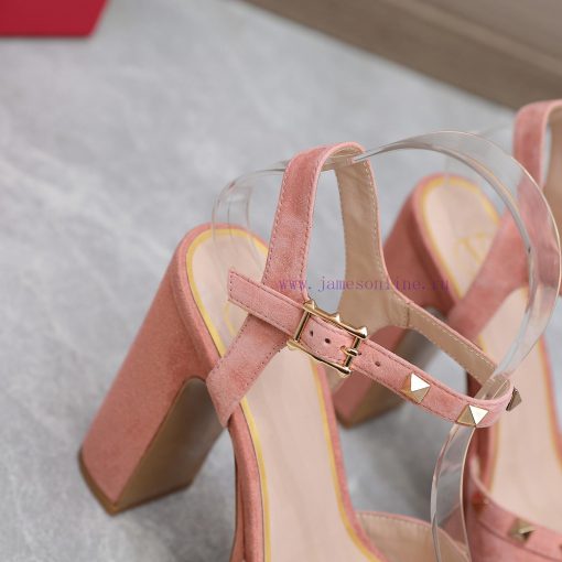 Top purchasing agent: Valentino/Rivet Valentino Rookie2022 SS Latest Metal Rivet Slope Heel f0zme467 - Image 7