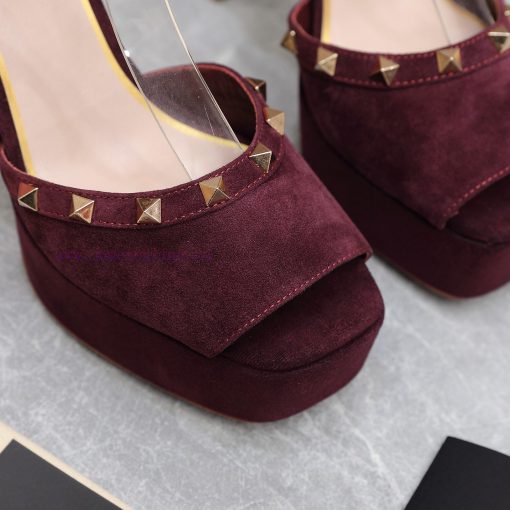 Top purchasing agent: Valentino/Rivet Valentino Rookie2022 SS Latest Metal Rivet Slope Heel zw1dmcwd - Image 3