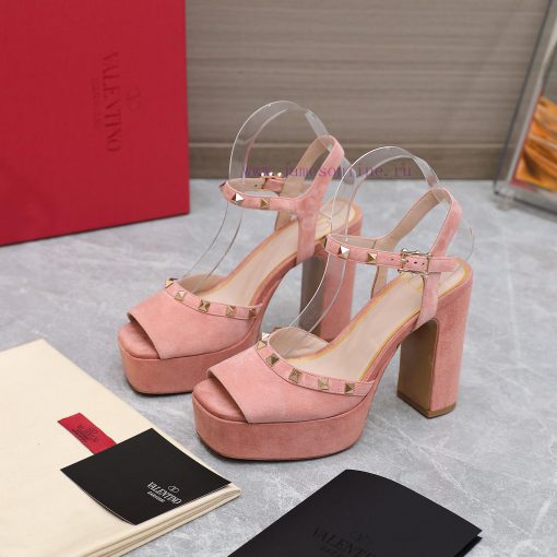 Top purchasing agent: Valentino/Rivet Valentino Rookie2022 SS Latest Metal Rivet Slope Heel f0zme467 - Image 8