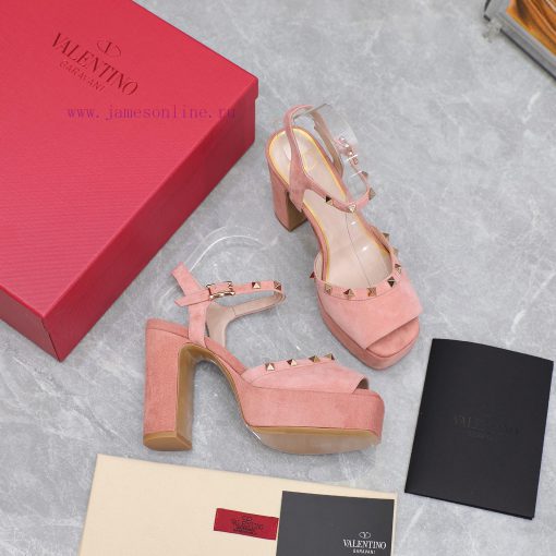 Top purchasing agent: Valentino/Rivet Valentino Rookie2022 SS Latest Metal Rivet Slope Heel f0zme467 - Image 10