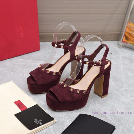 Top purchasing agent: Valentino/Rivet Valentino Rookie2022 SS Latest Metal Rivet Slope Heel zw1dmcwd - Image 8