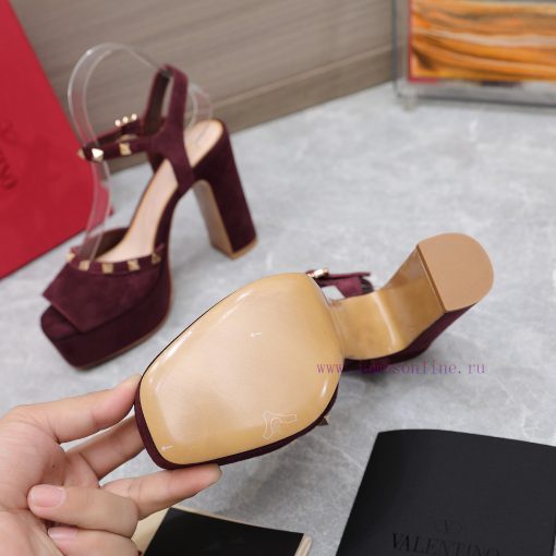 Top purchasing agent: Valentino/Rivet Valentino Rookie2022 SS Latest Metal Rivet Slope Heel zw1dmcwd - Image 10