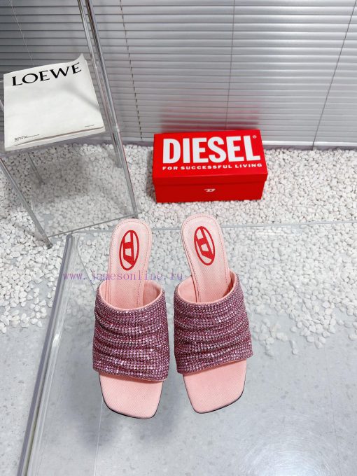 Diesel niche personality diamond high heels denim slippersWho hasn't acquired the Diesel mat7luxvaw0 - Image 2