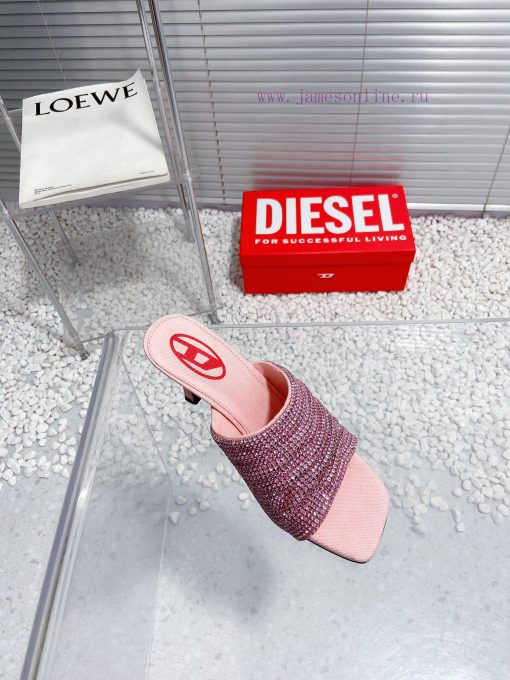 Diesel niche personality diamond high heels denim slippersWho hasn't acquired the Diesel mat7luxvaw0 - Image 6