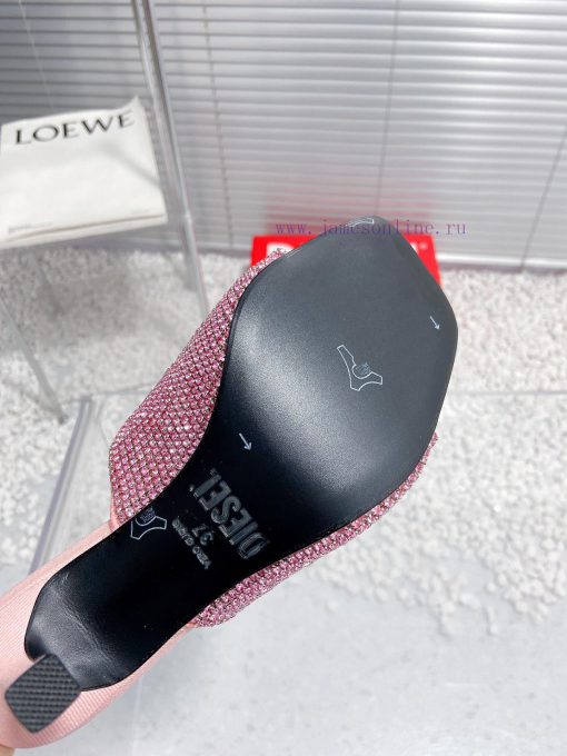 Diesel niche personality diamond high heels denim slippersWho hasn't acquired the Diesel mat7luxvaw0 - Image 10