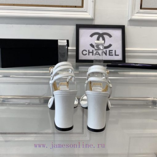 Chanel's new spring and summer sandals continue Chanel's classic style, elegant, slow, and ltmi6kxif - Image 4