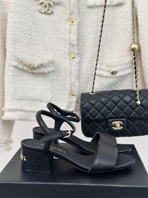 Chanel | Chanel 24C New ProductCoarse heeled sandalsThe shoe upper is made of imported lambsufjptv1f