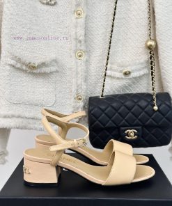 Chanel | Chanel 24C New ProductCoarse heeled sandalsThe shoe upper is made of imported lambsycr8oxki