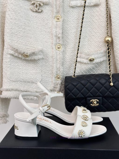 Chanel | Chanel 24C New ProductCoarse heeled sandalsThe shoe upper is made of imported lambsndmwm6su