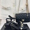 Chanel | Chanel 24C New ProductCoarse heeled sandalsThe shoe upper is made of imported lambswg3dsint