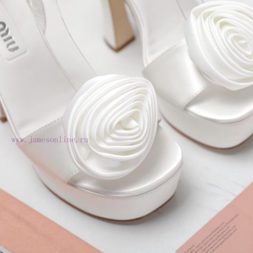 Original one-to-one replica top tierMiu Miu Hentian High Water Platform SandalsMiumiu 24 Spr36cdni80 - Image 3