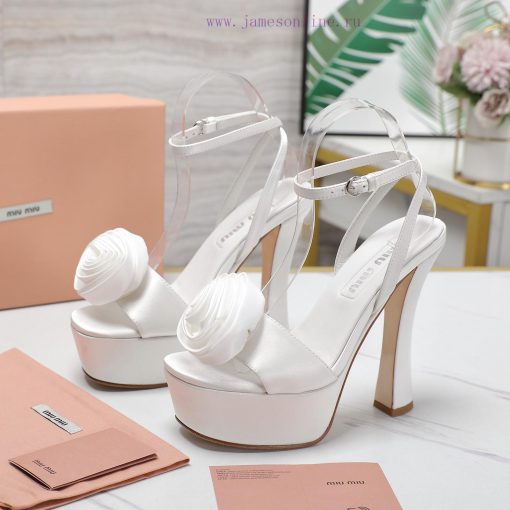 Original one-to-one replica top tierMiu Miu Hentian High Water Platform SandalsMiumiu 24 Spr36cdni80 - Image 4
