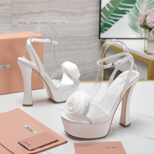 Original one-to-one replica top tierMiu Miu Hentian High Water Platform SandalsMiumiu 24 Spr36cdni80 - Image 10
