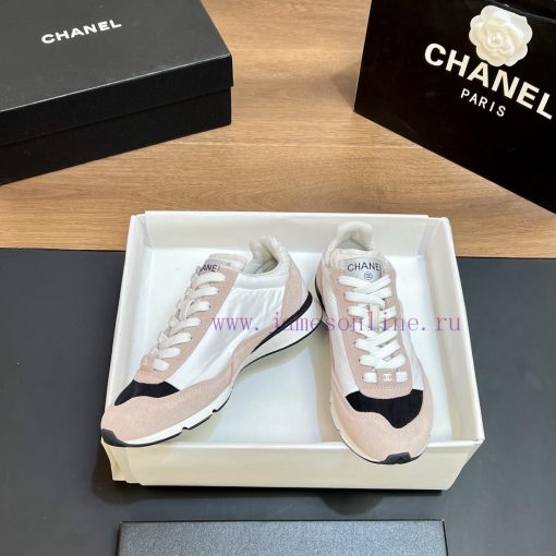 Top tierChanel Tennis Shoes 2024 Spring/Summer New Casual Sports Shoes Panda Color blocked Rvfkv6n43 - Image 3