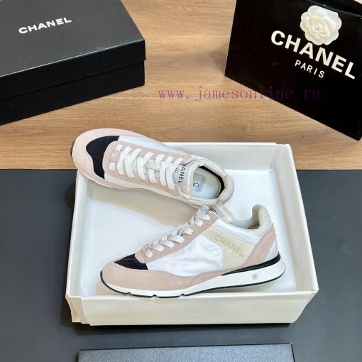 Top tierChanel Tennis Shoes 2024 Spring/Summer New Casual Sports Shoes Panda Color blocked Rvfkv6n43 - Image 4