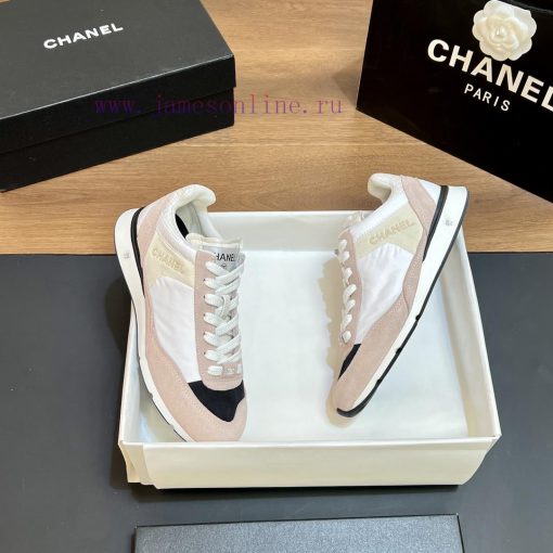 Top tierChanel Tennis Shoes 2024 Spring/Summer New Casual Sports Shoes Panda Color blocked Rvfkv6n43 - Image 7