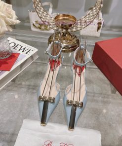 𝐑𝐨𝐠𝐞𝐫𝐕𝐢𝐯𝐢 * 24 Early Spring New Cat Heel Shoes Virgule Diamond Buckle High Heel Rear Loop wi37nn5ypw
