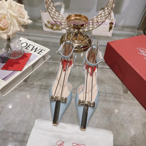 𝐑𝐨𝐠𝐞𝐫𝐕𝐢𝐯𝐢 * 24 Early Spring New Cat Heel Shoes Virgule Diamond Buckle High Heel Rear Loop wi37nn5ypw