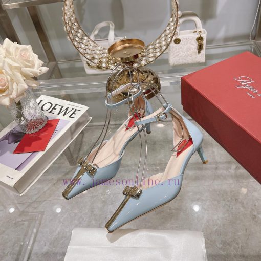 𝐑𝐨𝐠𝐞𝐫𝐕𝐢𝐯𝐢 * 24 Early Spring New Cat Heel Shoes Virgule Diamond Buckle High Heel Rear Loop wi37nn5ypw - Image 5